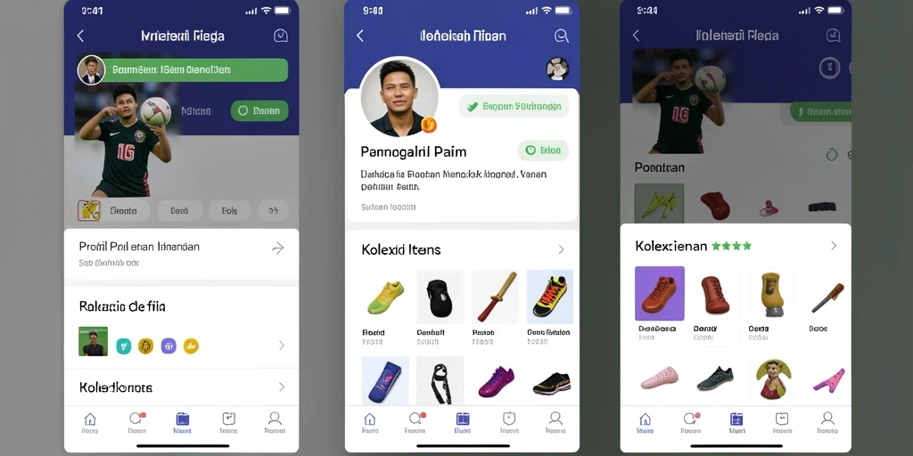 Tampilan antarmuka yang user-friendly dan mudah dinavigasi.