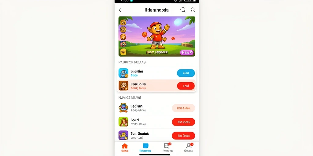 Tampilan awal aplikasi 678LUCK yang menarik dan intuitif.