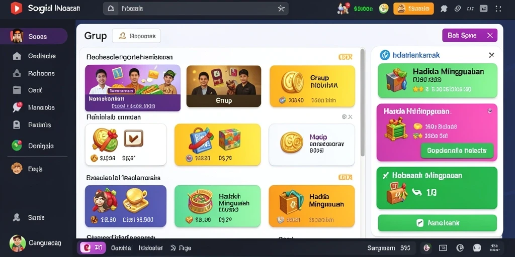 Tampilan antarmuka yang menarik dan user-friendly.