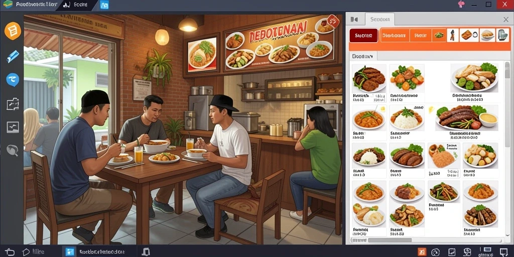 Menampilkan antarmuka pengguna yang bersih dan intuitif.