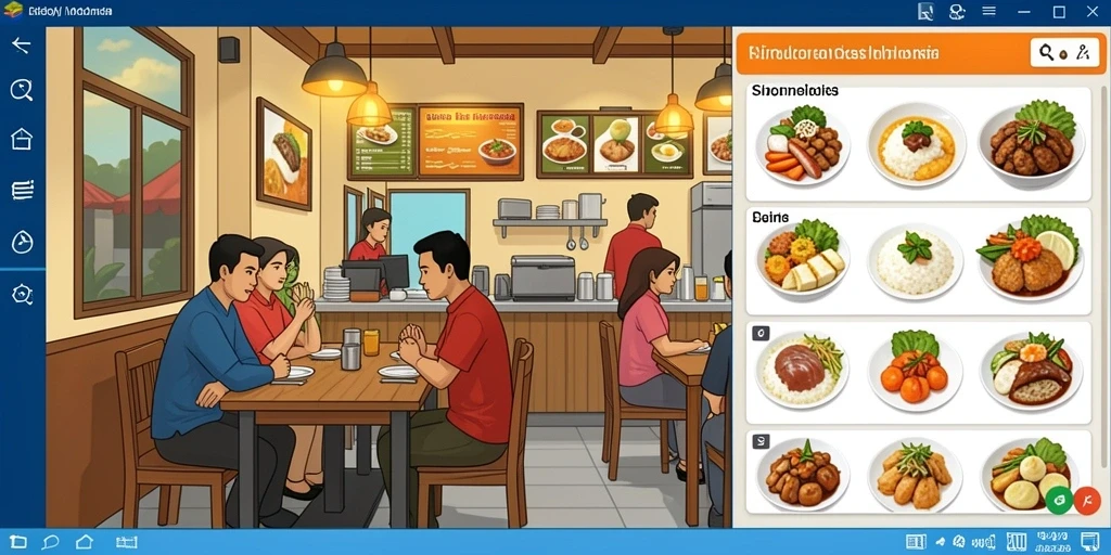 Tampilan utama game dengan grafis yang memikat.
