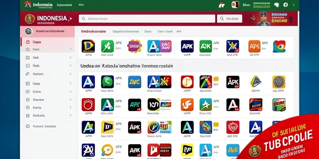 Tampilan utama aplikasi dengan antarmuka yang user-friendly.